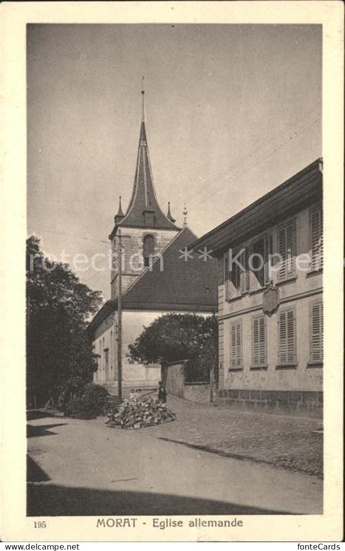 11846601 Morat Murten Eglise Allemand Murten - Autres & Non Classés