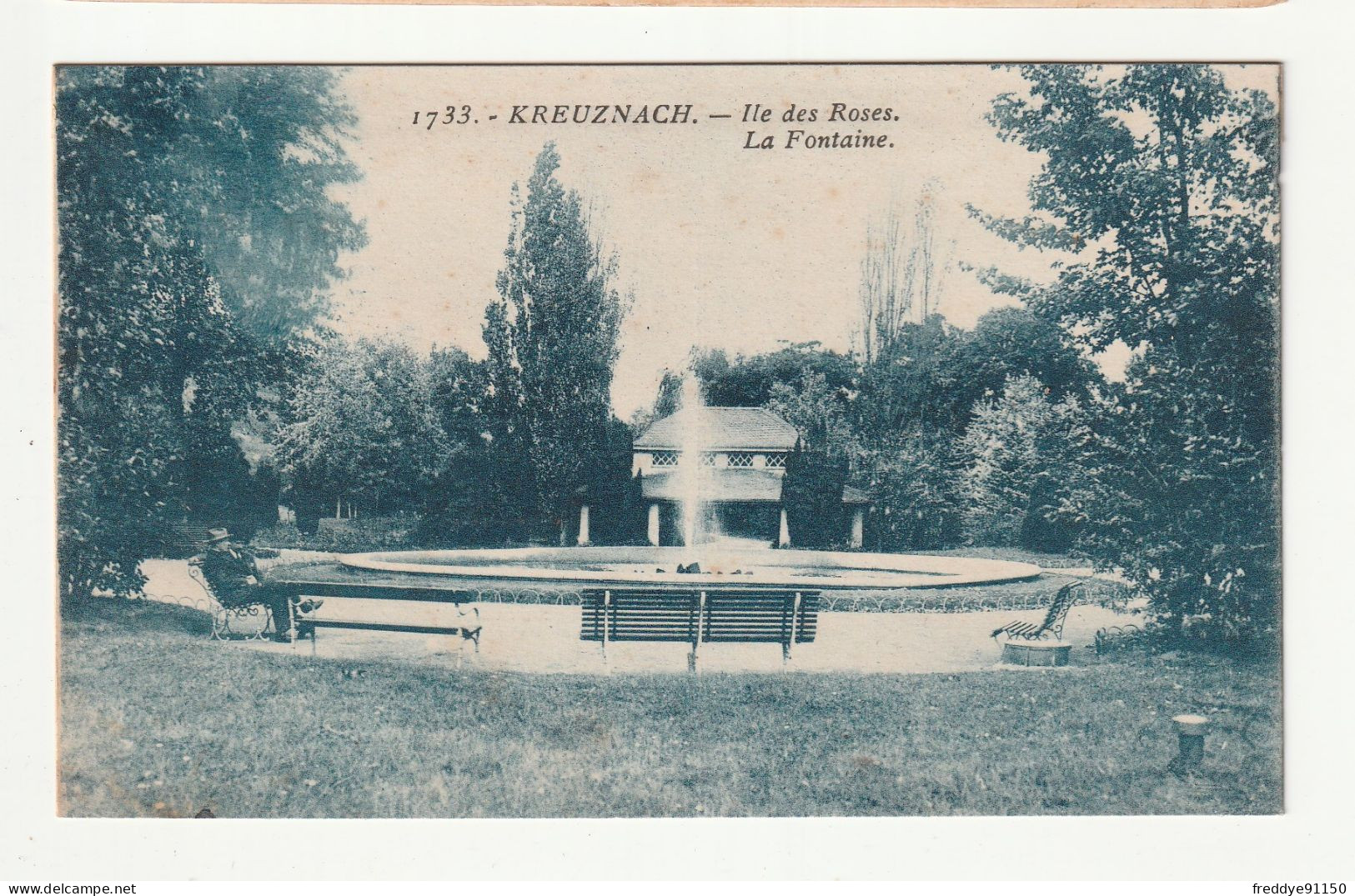 ALLEMAGNE . KREUZNACH .  Ile Des Roses . La Fontaine - Bad Kreuznach