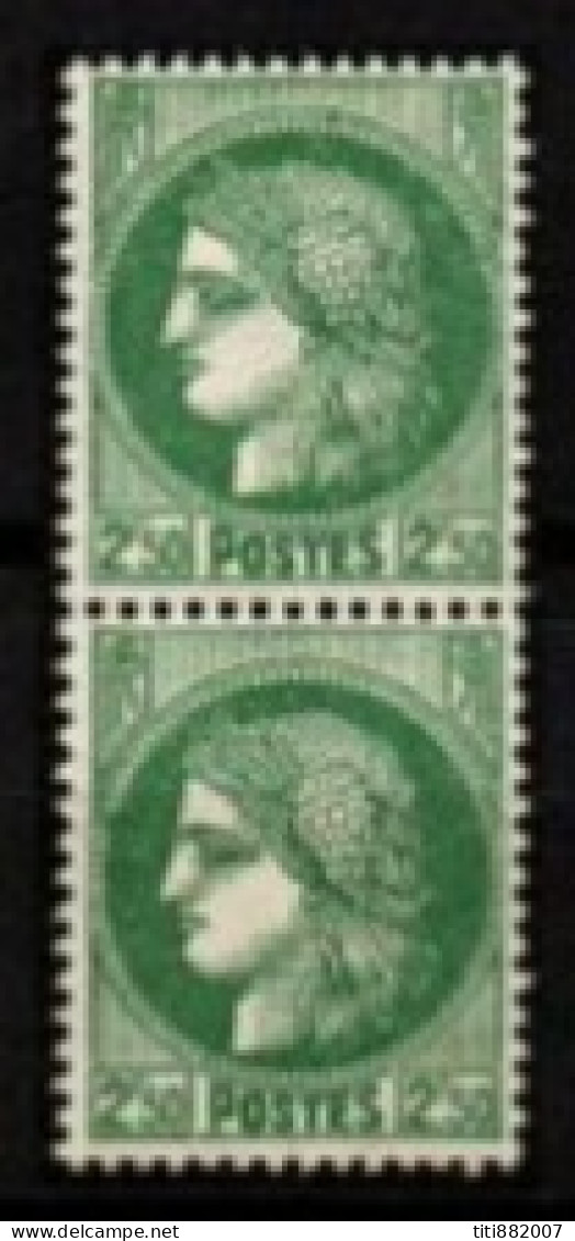 FRANCE    -   1938  .  Y&T N° 375 * .  Point Vert  +  Manque 1 Perle - Nuovi