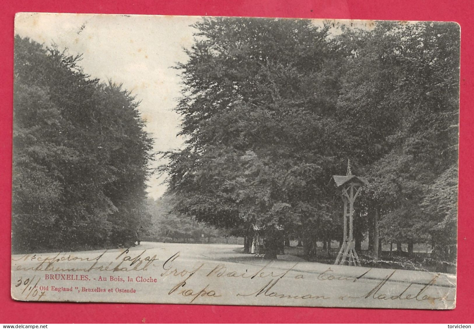 C.P. Bruxelles = Bois  De La Cambre  :  La Cloche - Brüssel (Stadt)