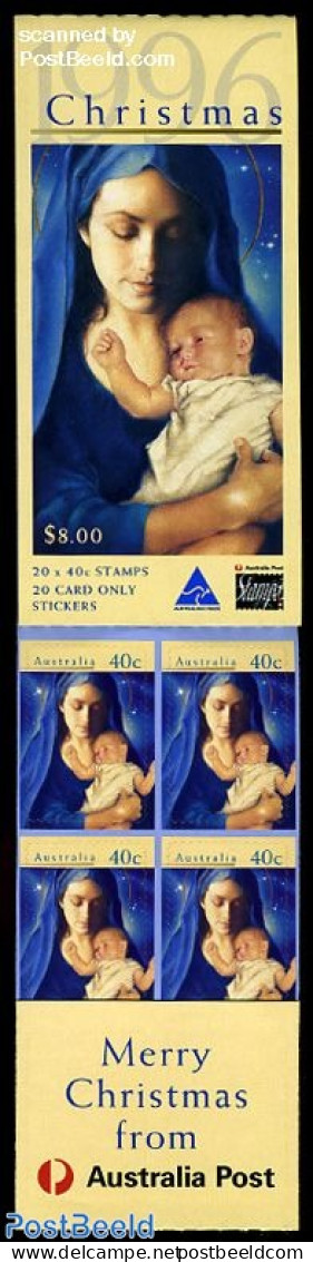 Australia 1996 Christmas Booklet S-a, Mint NH, Religion - Christmas - Stamp Booklets - Ongebruikt