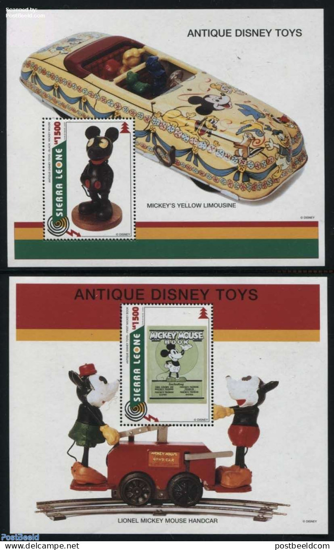 Sierra Leone 1995 Disney, Christmas 2 S/s, Mint NH, Religion - Christmas - Art - Disney - Weihnachten