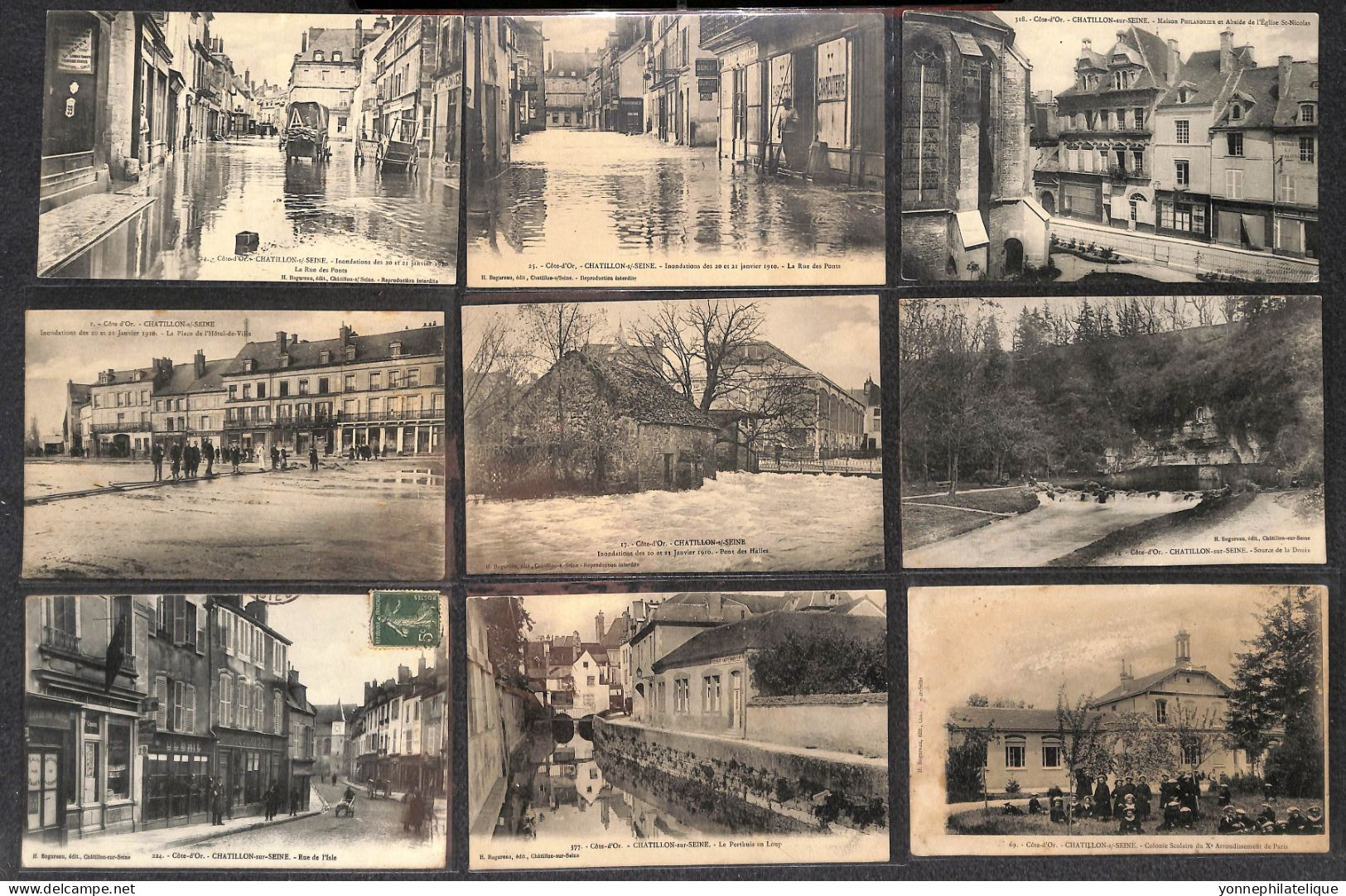 21  - COTE D'OR - Lot De 14 Cartes - Chatillon Sur Seine