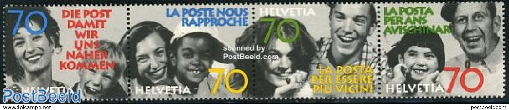 Switzerland 1997 Post 4v [:::], Mint NH, Post - Unused Stamps