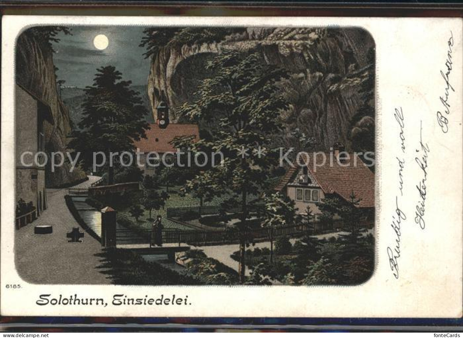 11837491 Solothurn Einsiedelei Litho Solothurn - Other & Unclassified