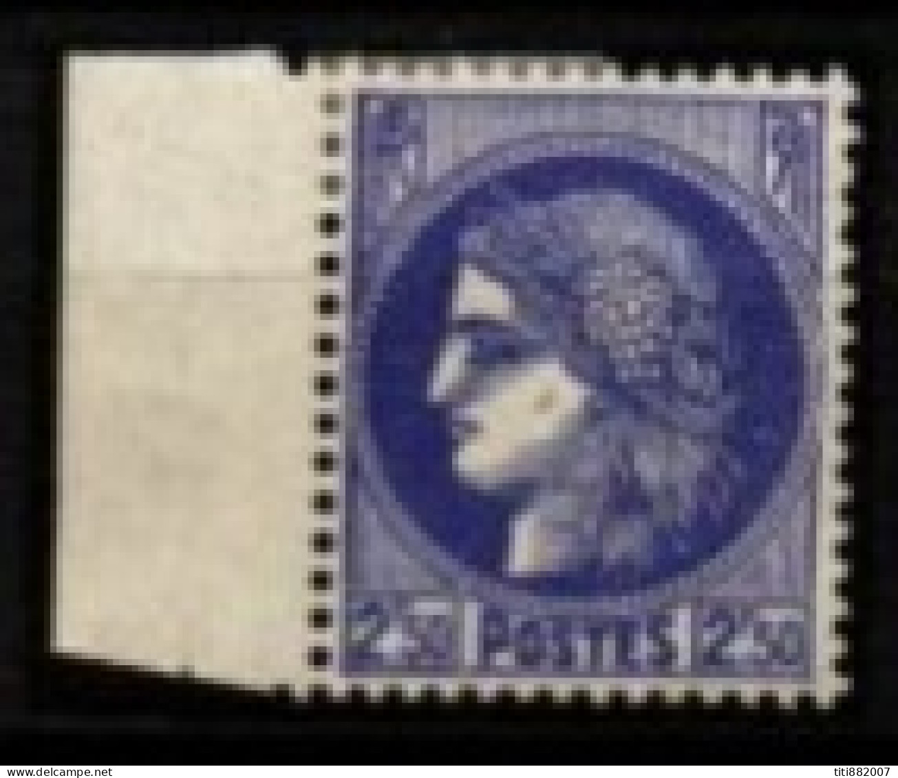 FRANCE    -   1938  .  Y&T N° 375A * .  Tache Sur La Joue - Unused Stamps