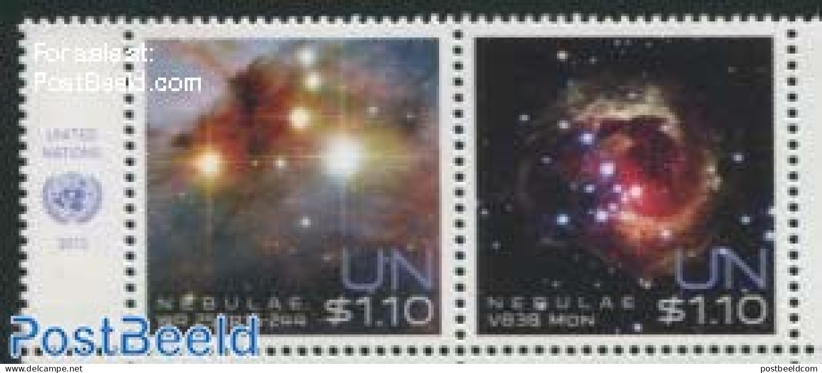 United Nations, New York 2013 Space 2v [:], Mint NH, Science - Astronomy - Astrología