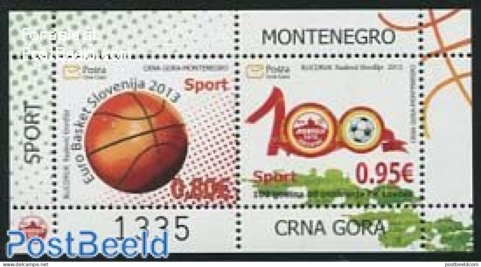 Montenegro 2013 Sport S/s, Mint NH, History - Sport - Europa Hang-on Issues - Basketball - Sport (other And Mixed) - European Ideas
