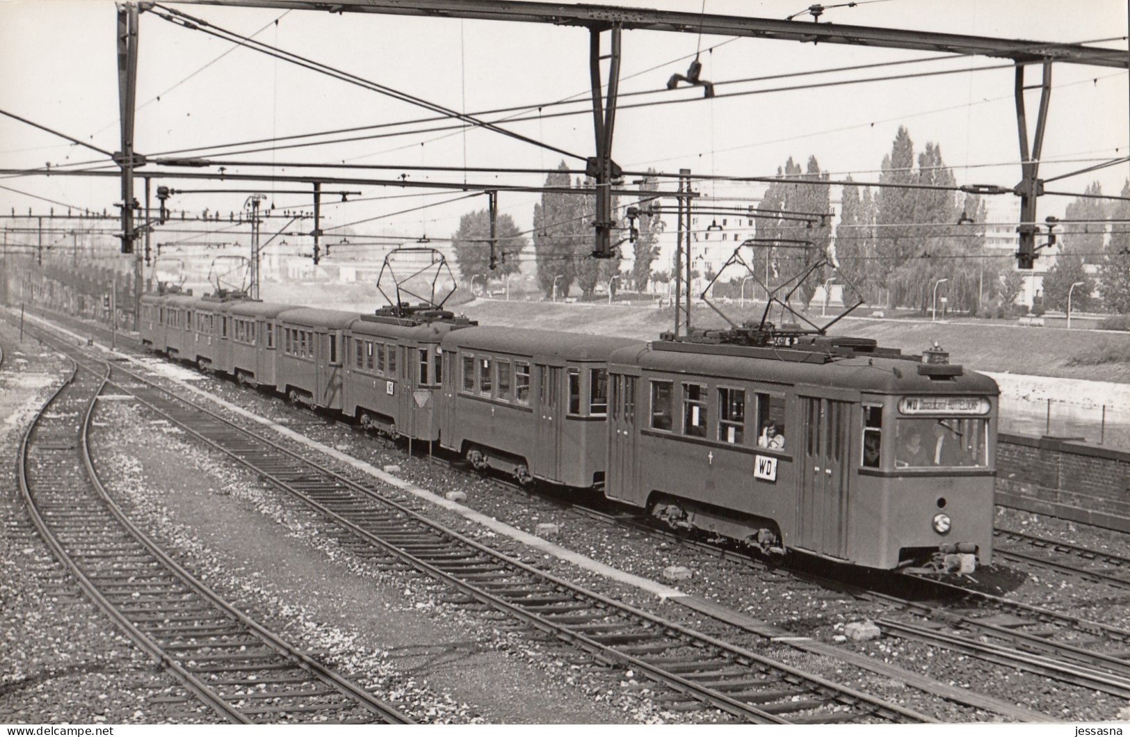 AK - Wien - Ehem. STADTBAHN Linie WD Auf Dem Weg Nach Hütteldorf - Trains