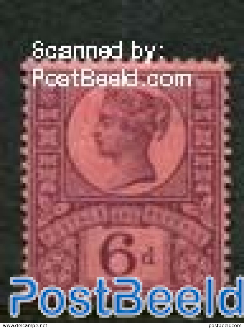 Great Britain 1887 6p, Stamp Out Of Set, Unused (hinged) - Nuevos