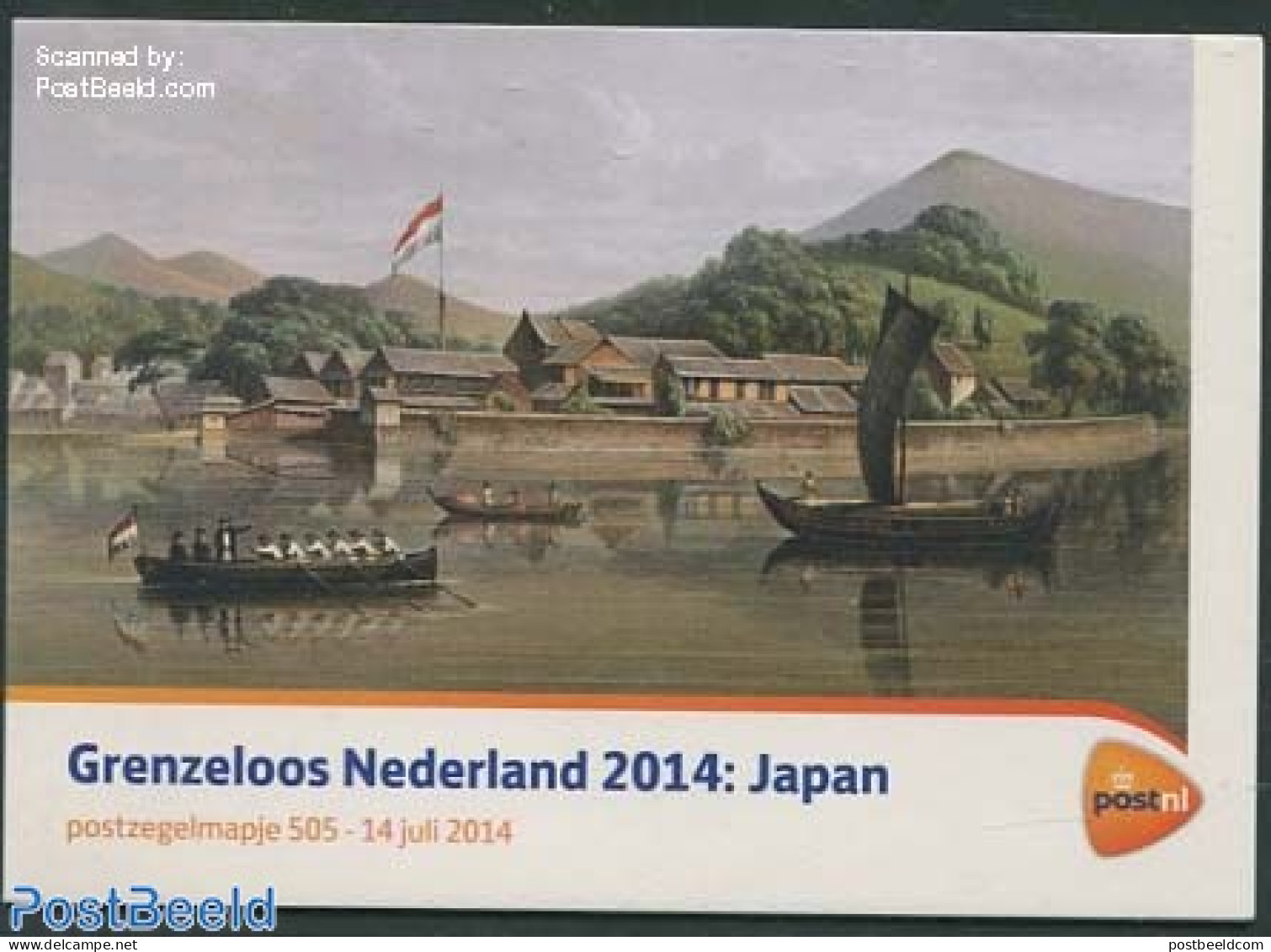 Netherlands 2014 Borderless Netherlands-Japan, Presentation Pack 505, Mint NH, Nature - Transport - Hunting - Ships An.. - Ongebruikt