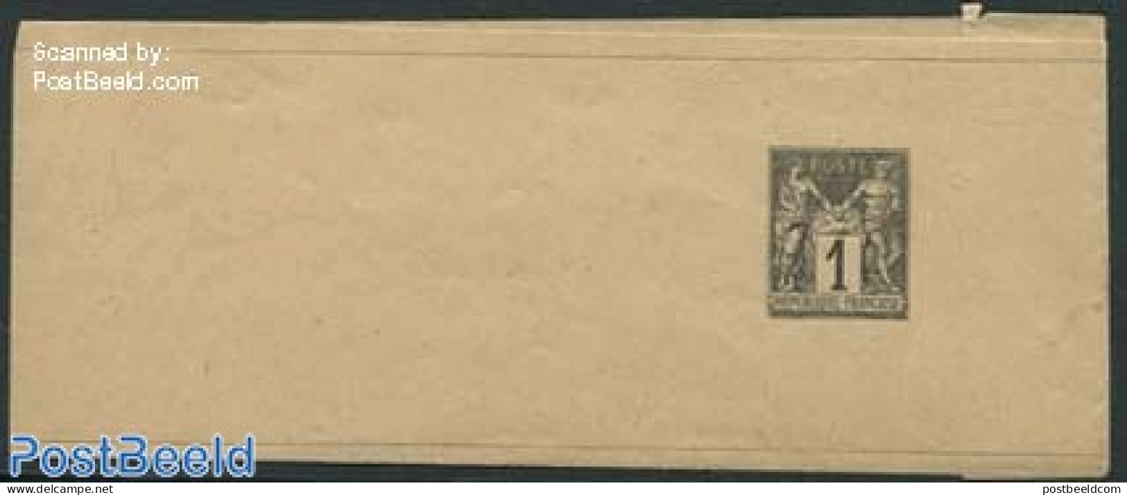 France 1882 Newspaper Band (wrapper) 1c, Unused Postal Stationary - 1859-1959 Briefe & Dokumente