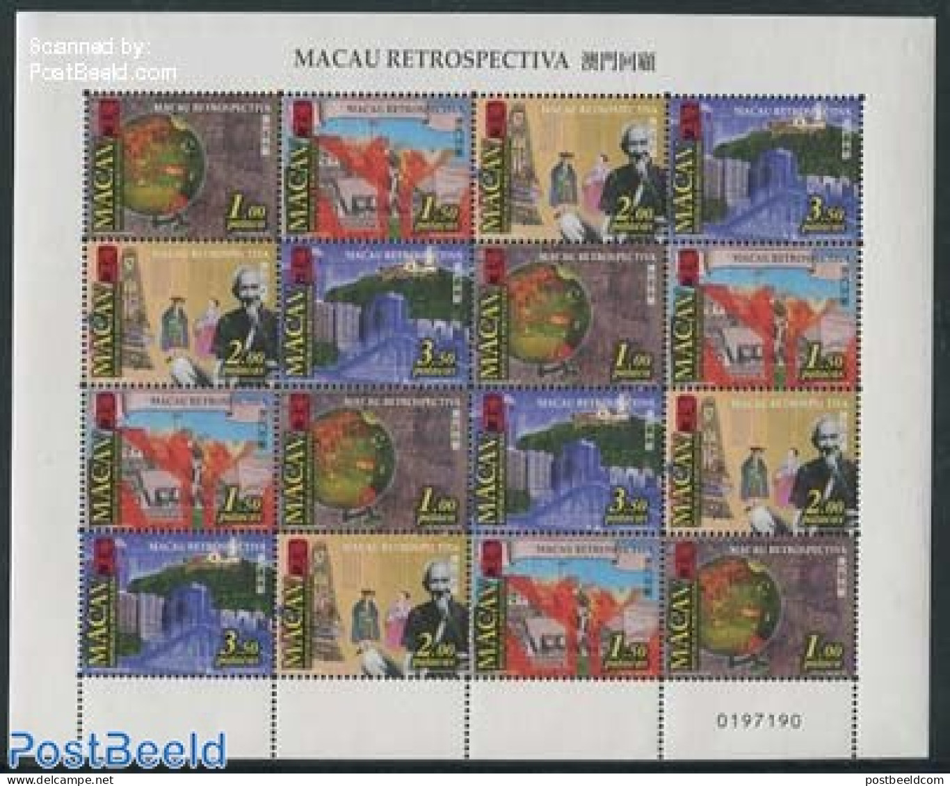 Macao 1999 Portugese Administration M/s, Mint NH, History - Various - History - Maps - Art - Bridges And Tunnels - Neufs