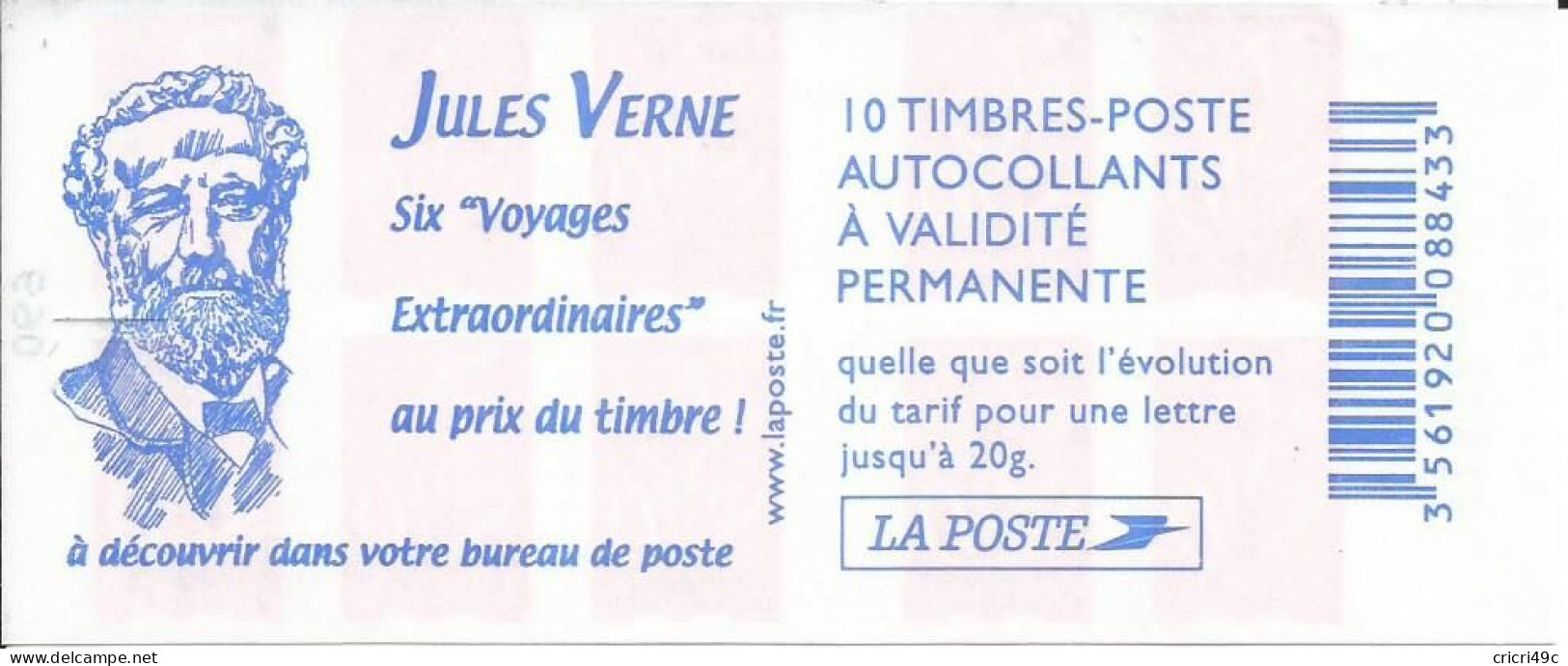 Marianne De Lamouche. Carnet De 10 Timbres N° Y&T 3744-C5 Neuf** (BM) - Moderne : 1959-...