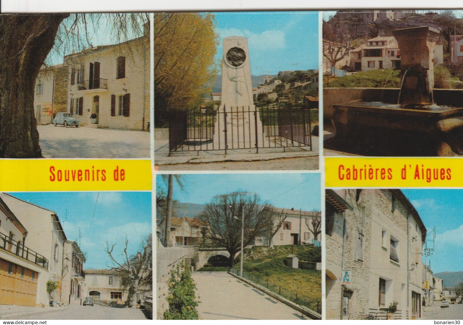 CPSM 84 CABRIERES D'AIGUES SOUVENIR MULTIVUES - Sonstige & Ohne Zuordnung