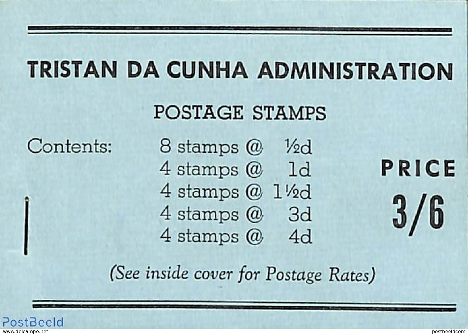 Tristan Da Cunha 1957 Definitives Booklet, Mint NH, Nature - Transport - Cattle - Shells & Crustaceans - Stamp Booklet.. - Maritiem Leven