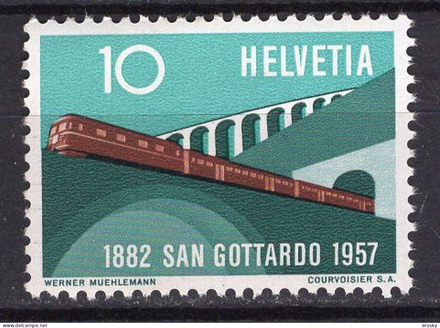 T3443 - SUISSE SWITZERLAND Yv N°587 ** - Unused Stamps