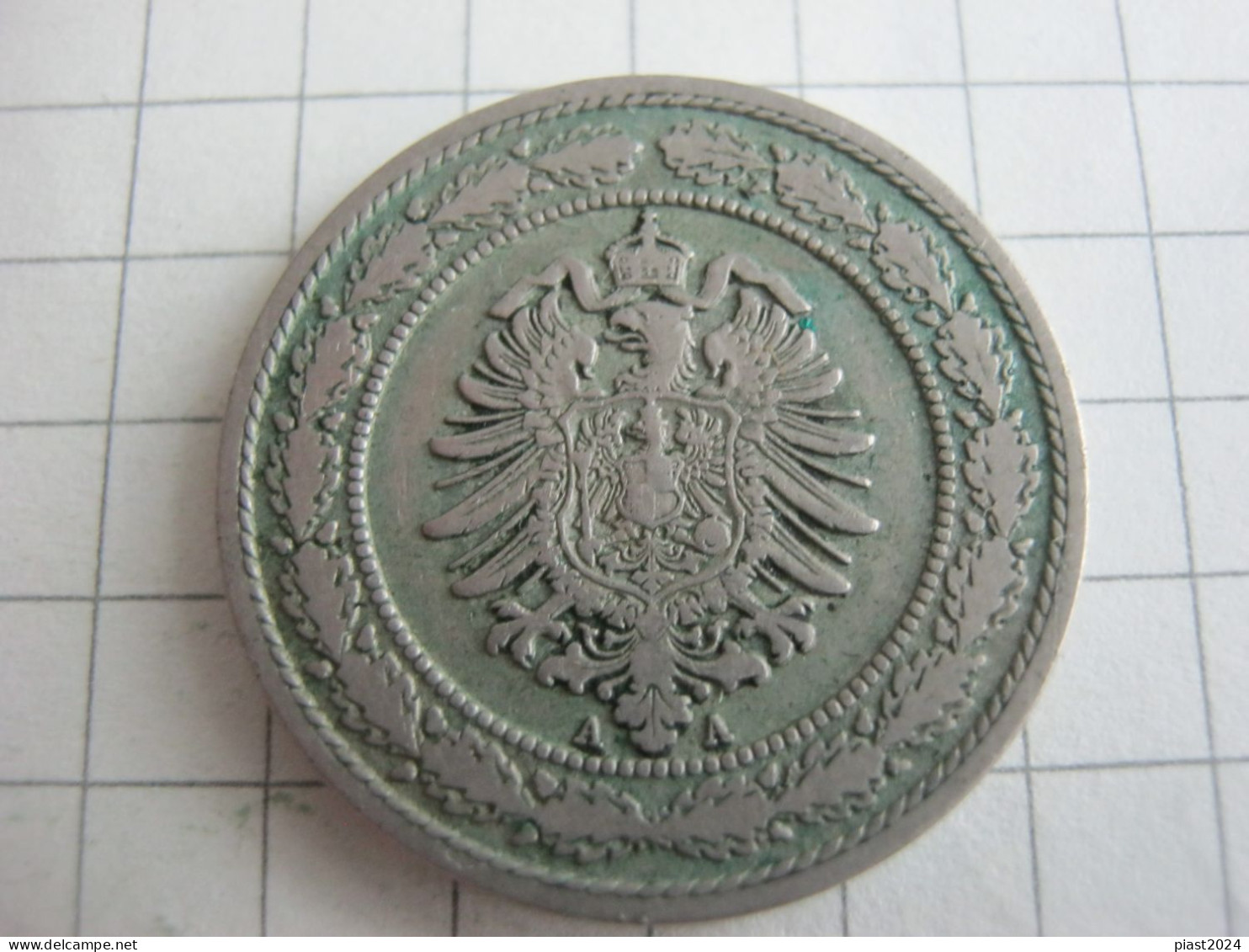 Germany 20 Pfennig 1887 A - 20 Pfennig