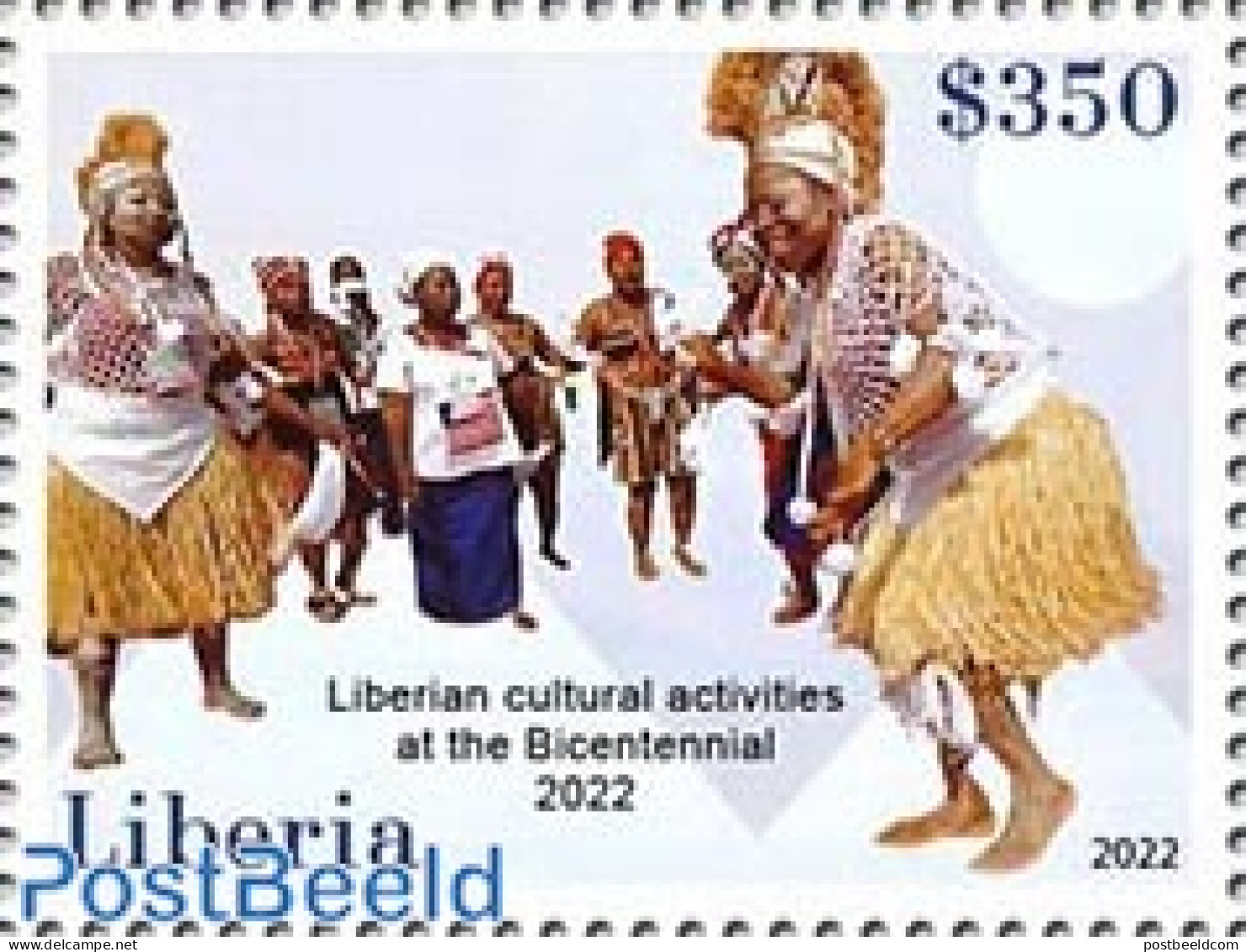 Liberia 2023 Freedom And Pan African Leadership, Mint NH, History - Performance Art - Native People - Dance & Ballet - Tanz