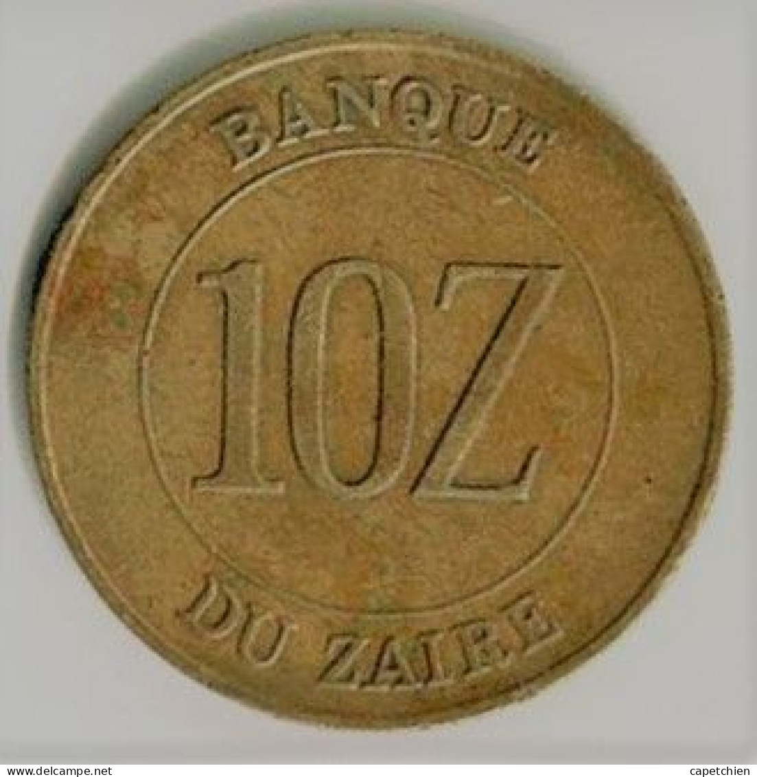 ZAÏRE / 10 ZAIRES / 1988 - Zaire (1971 -97)