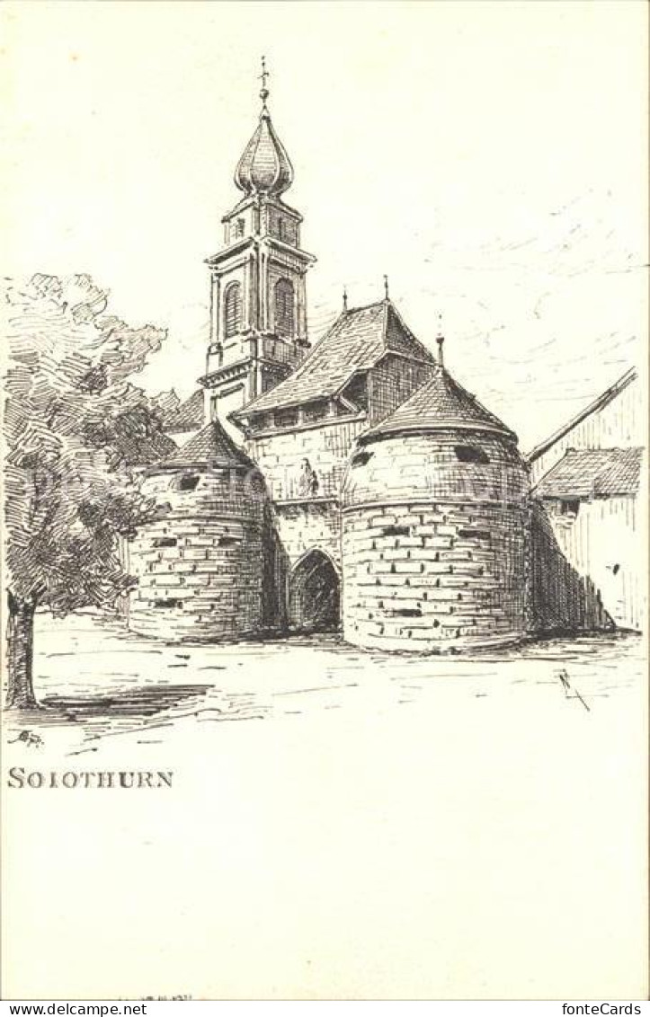 11836933 Solothurn Kirche Solothurn - Autres & Non Classés