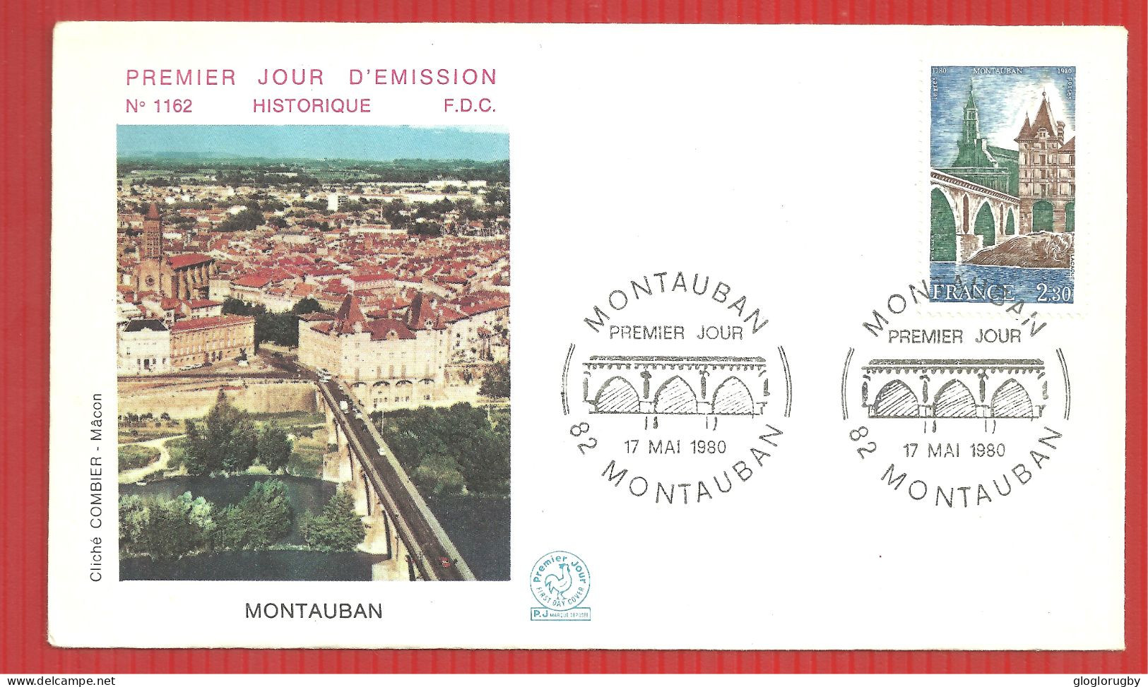 FDC MONTAUBAN 17 5 1980 - 1980-1989