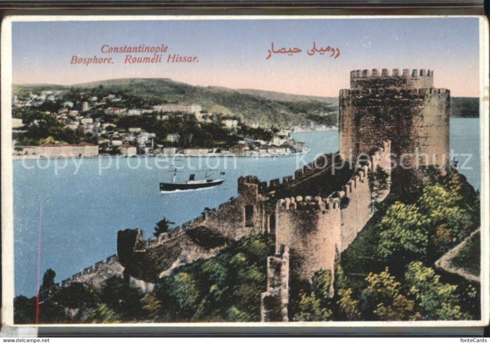 11835385 Constantinople Bosphore Roumeli Hissar Festung Bosporus Constantinopel  - Türkei