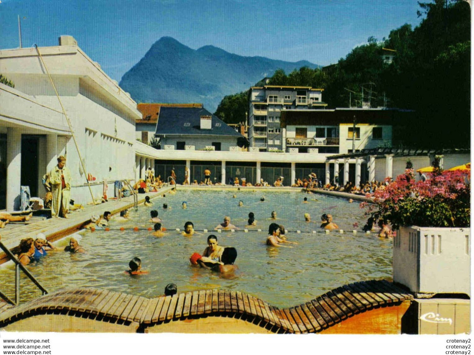 73 Environs De BRIDES LES BAINS La Piscine Municipale De SALINS LES THERMES Baignade En 1985 - Brides Les Bains