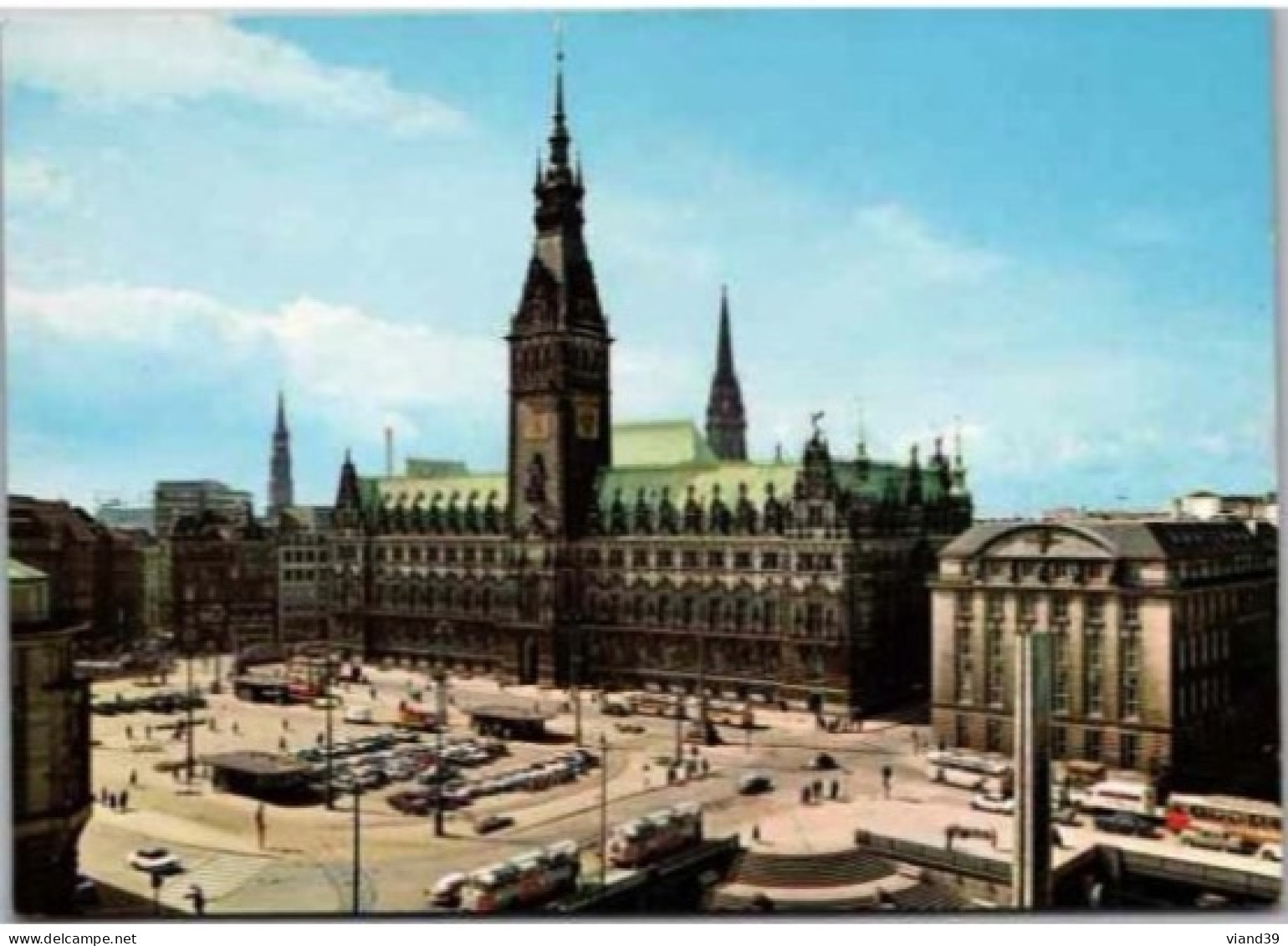 HAMBURG.  -  HAMBOURG. -  Rathaus -  City Hall - Hôtel De Ville    Non Circulée. - Nord