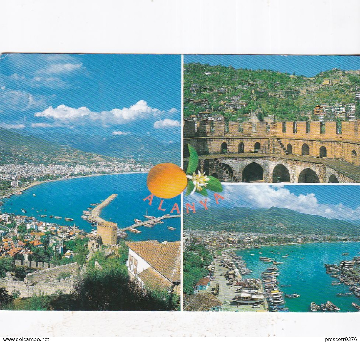 Alanya  Multiview, Turkey - Stamped Postcard   - L Size  - LS5 - Türkei