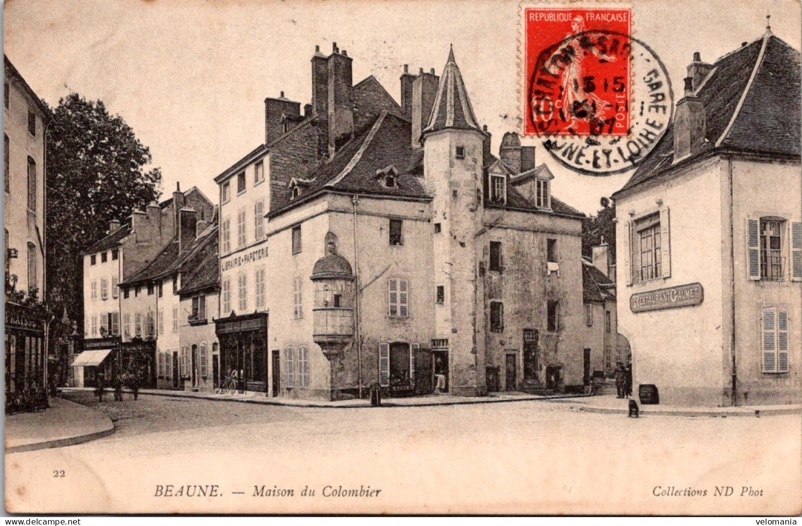 20583 Cpa 21 Beaune - Maison Du Colombier - Beaune