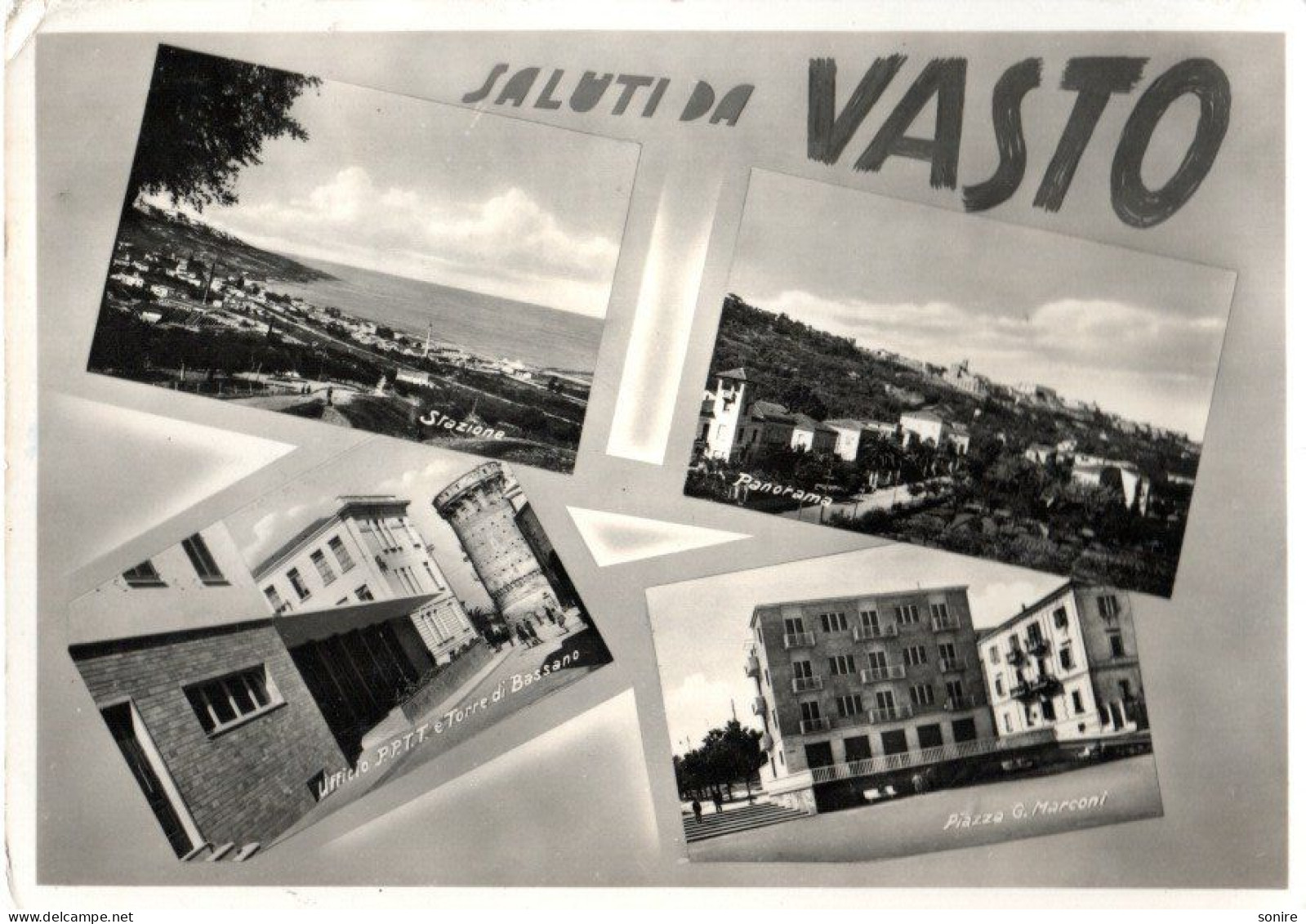 SALUTI DA VASTO (CHIETI) VEDUTINE - VG FG - C0354 - Chieti