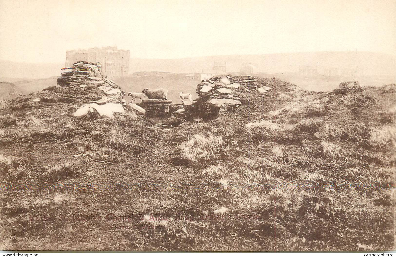 United Kingdom England Sheep Rock Formation And Castle - Other & Unclassified