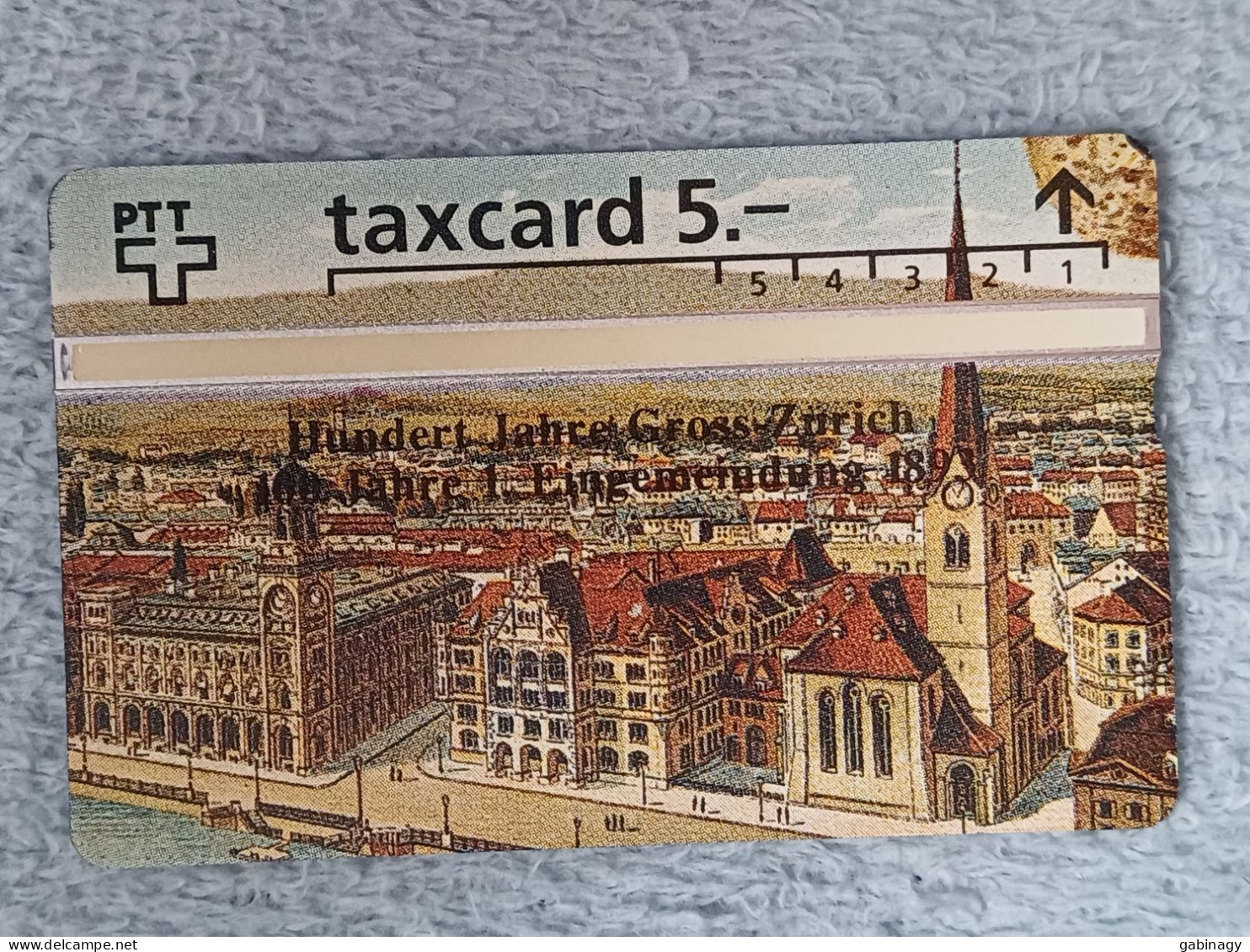 SWITZERLAND - K-93/099 - 100 Jahre Stadtvereinigung Zürich - 5.000EX. - Zwitserland