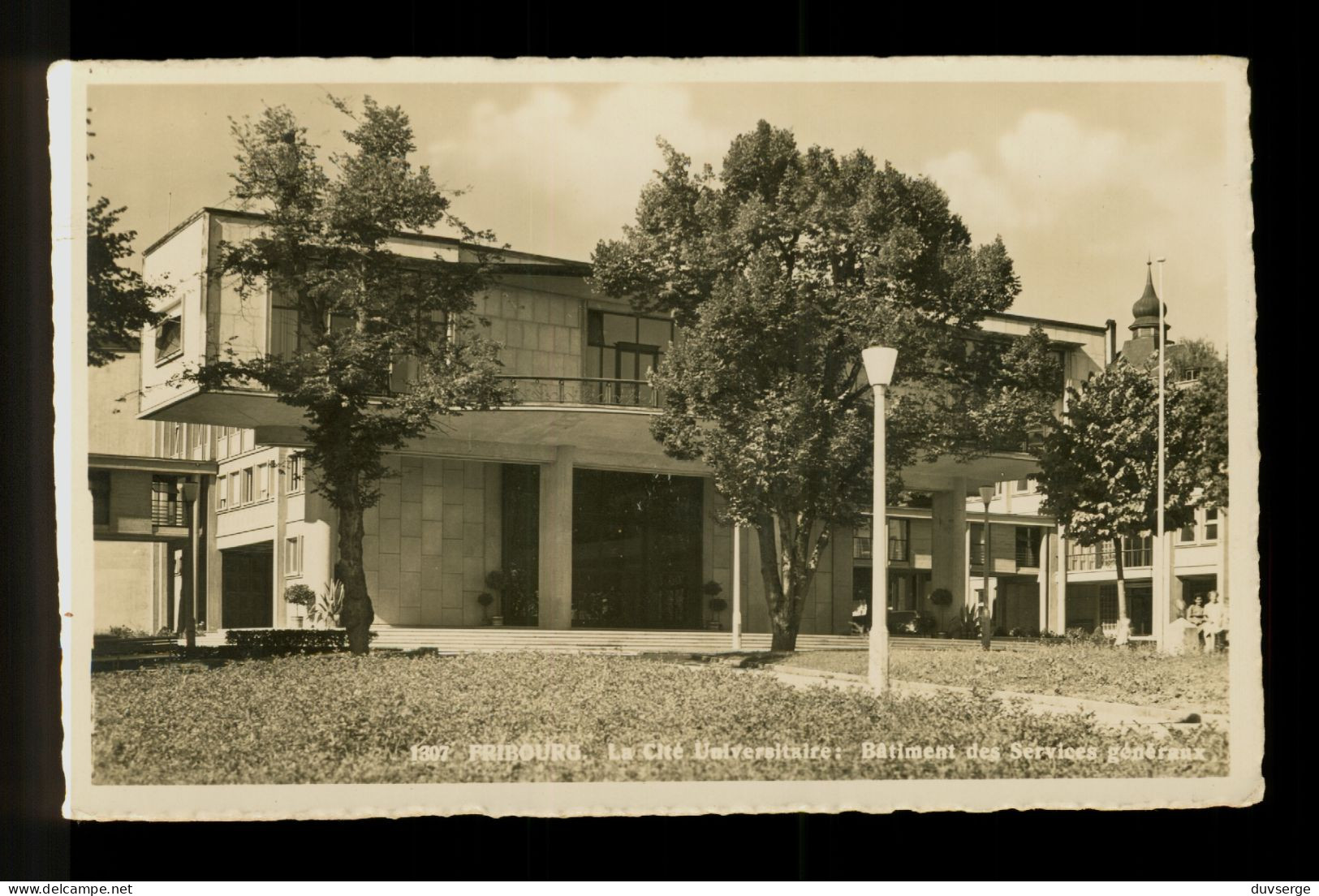 Suisse FR Fribourg La Cité Universitaire Batiment Des Services Generaux  ( Format 9cm X 14cm ) - Fribourg