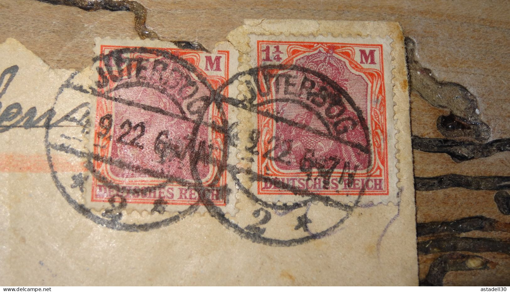 Enveloppe ALLEMAGNE, Juterbog, Registered, 1922 ............ Boite1 .............. 240424-300 - Brieven En Documenten