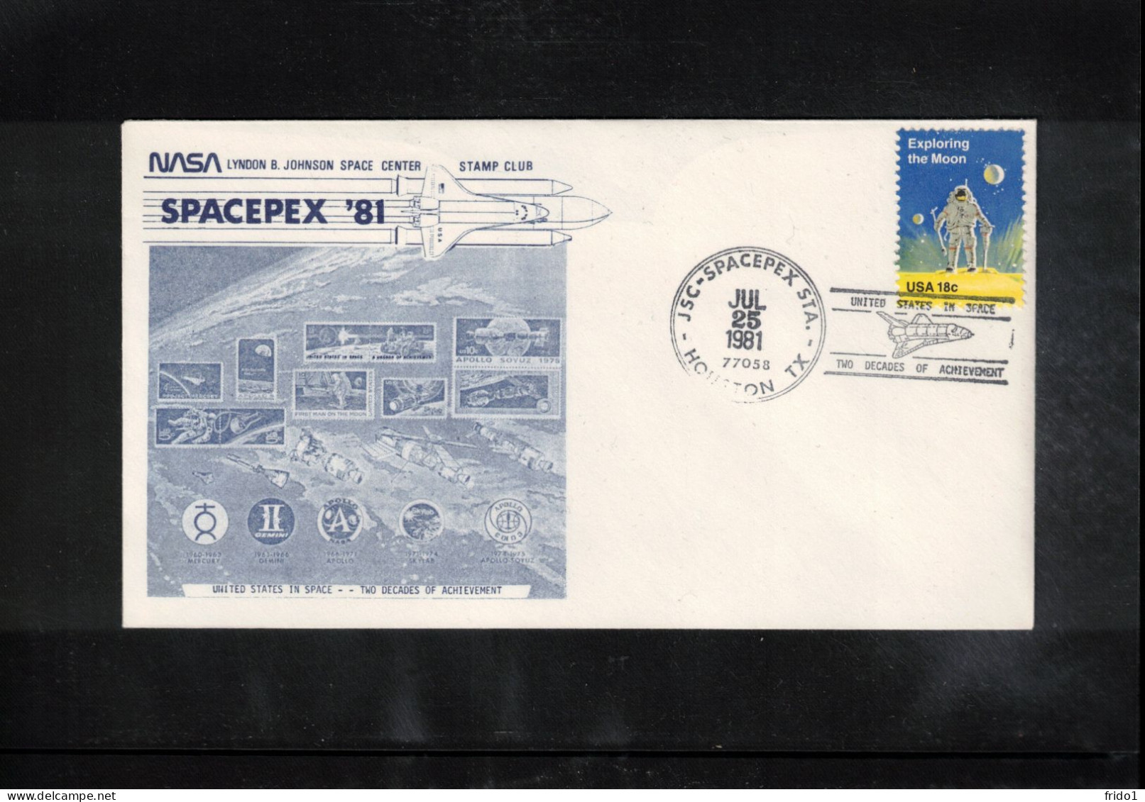 USA 1981 Space / Weltraum Space Shuttle - Spacepex'81 Interesting Cover - Stati Uniti