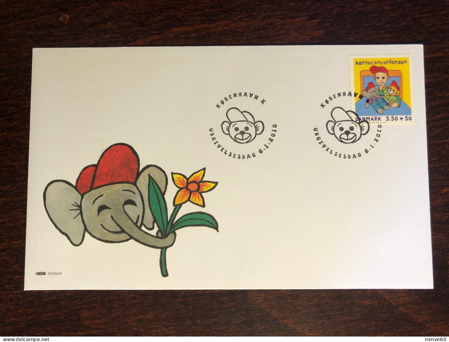 DENMARK FDC COVER 2010  YEAR CANCER ONCOLOGY HEALTH MEDICINE STAMPS - FDC