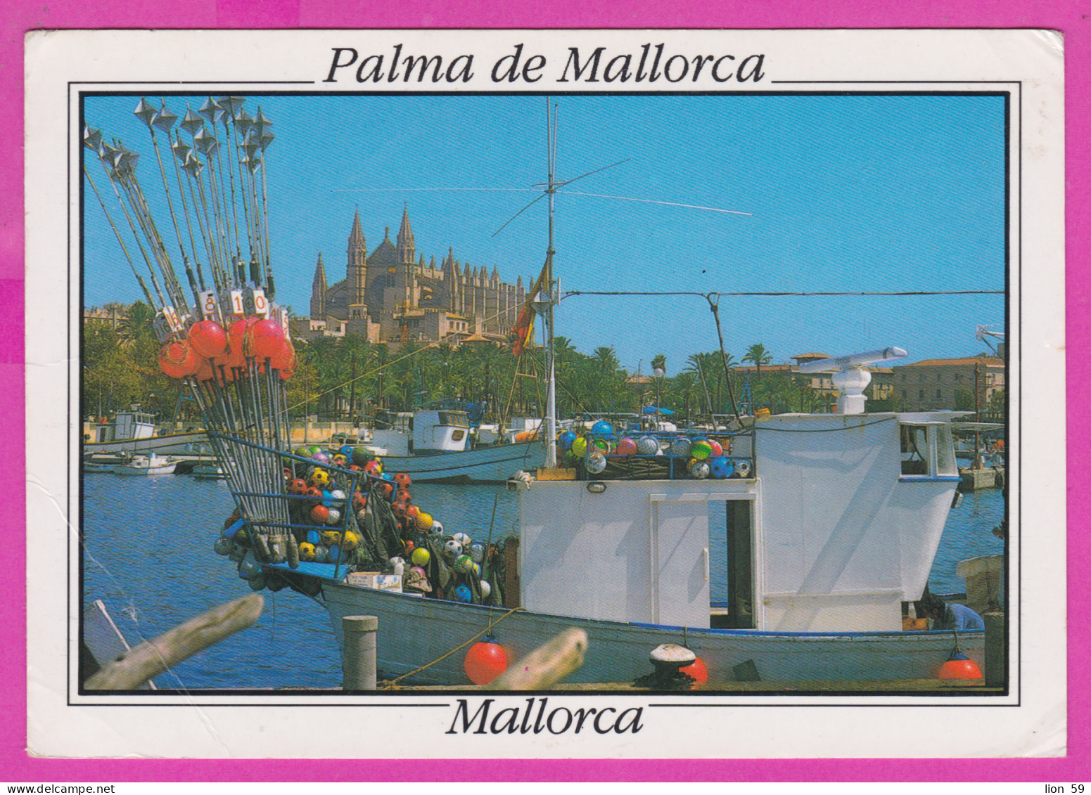 293791 / Spain - Palma De Mallorca Paseo Maitimo PC 1994 Porto Cristo USED  55 Pta King Juan Carlos I Flamme ..Postal - Cartas & Documentos