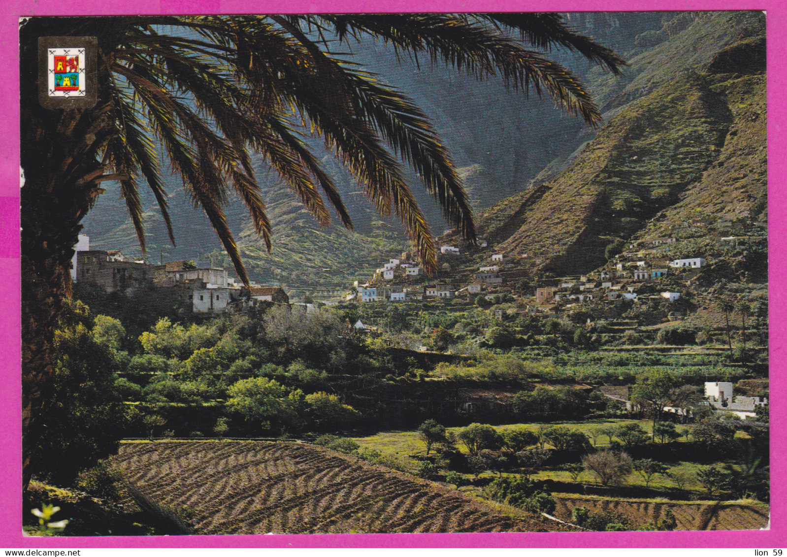 293795 / Spain - Agaete (Gran Canaria) Vista Parcial Panorama PC 1973 USED  5 Pta General Francisco Franco - Storia Postale