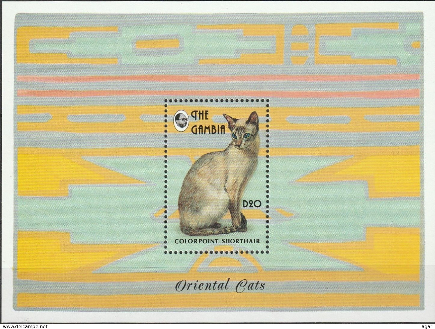 THEMATIC ORIENTAL CATS:  COLORPOINT SHORTHAIR    MS     -   GAMBIA - Gatti