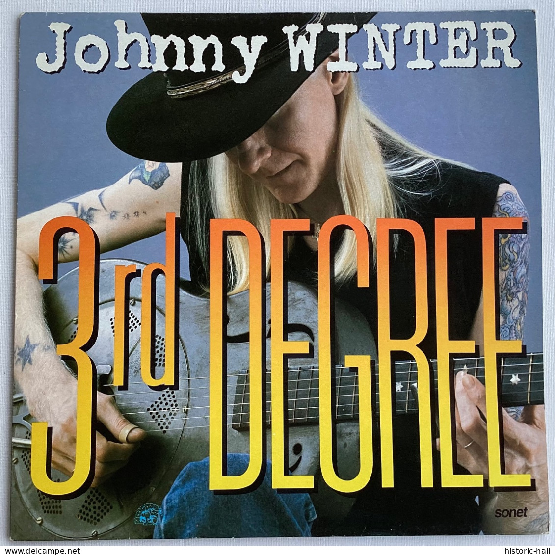 JOHNNY WINTER - Third Degree - LP - 1986 - French Press - Rock