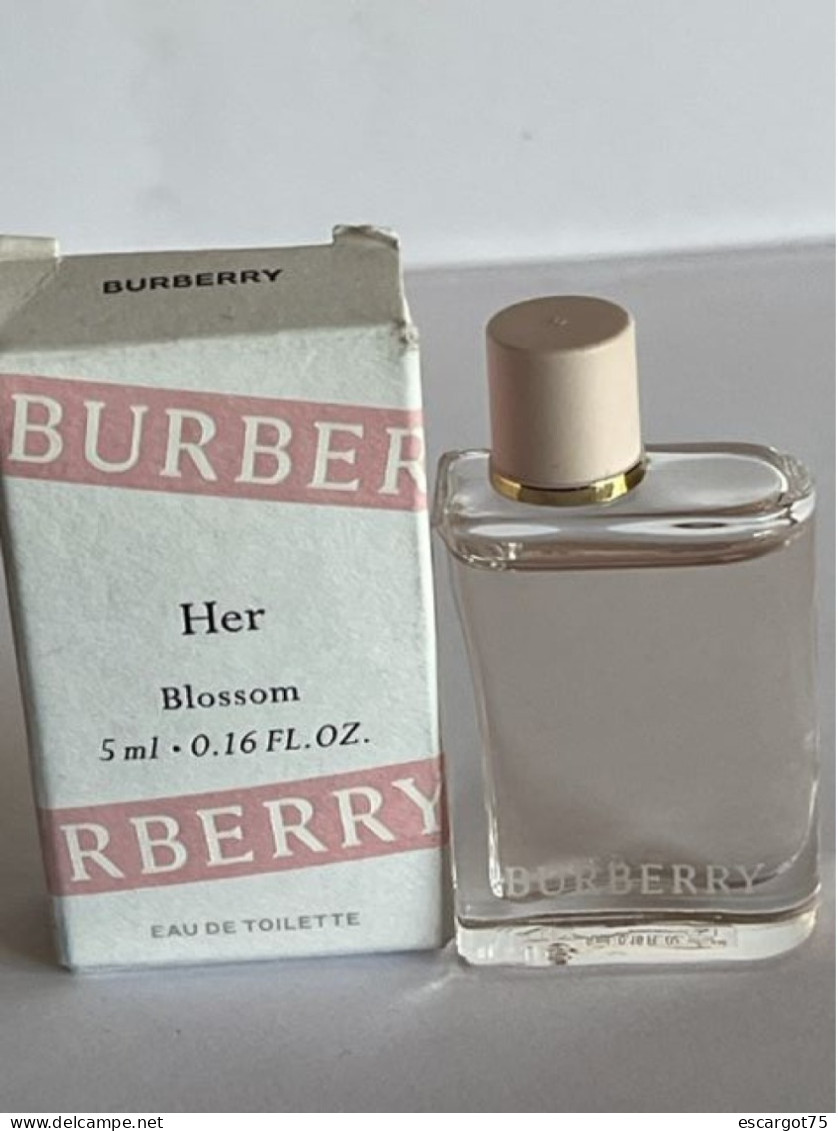 BURBERRY  ** HER BLOSSOM  **  TRES BELLE MINIATURE DE COLLECTION - Modern (ab 1961)