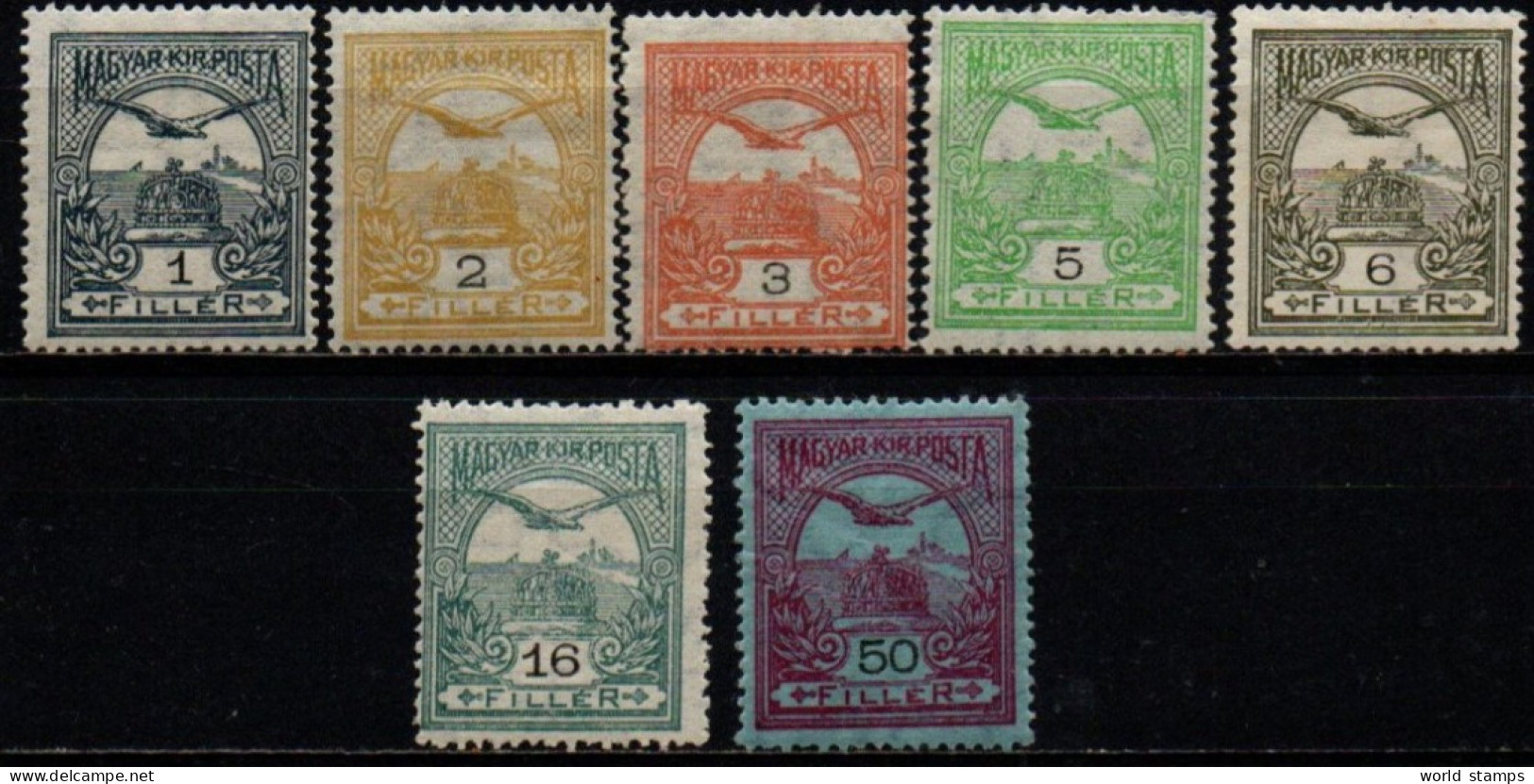 HONGRIE 1913 * FIL VERTICAL - Unused Stamps