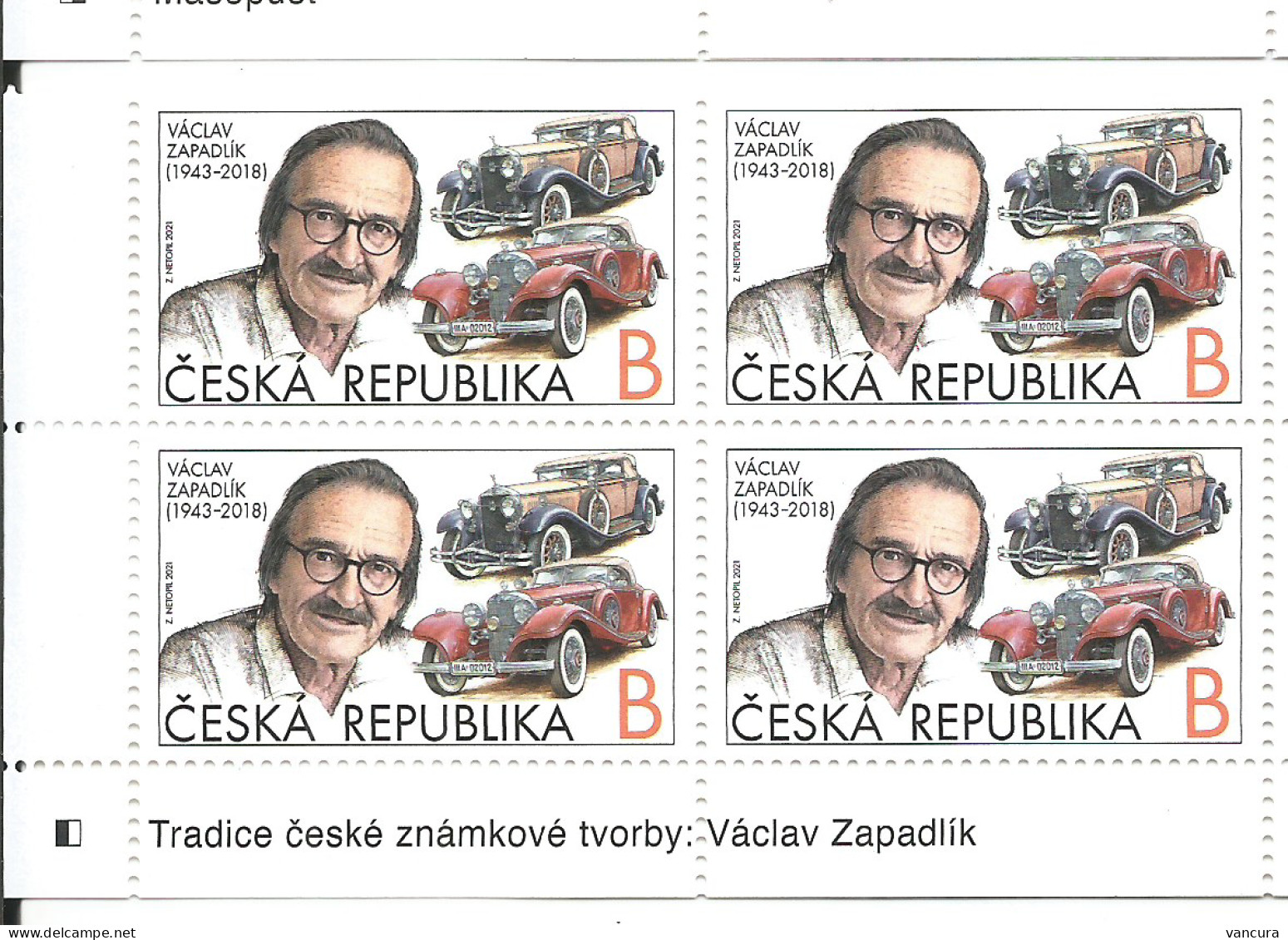 ** 1104 Czech Republic Cars (Zapadlik) 2021 - Neufs