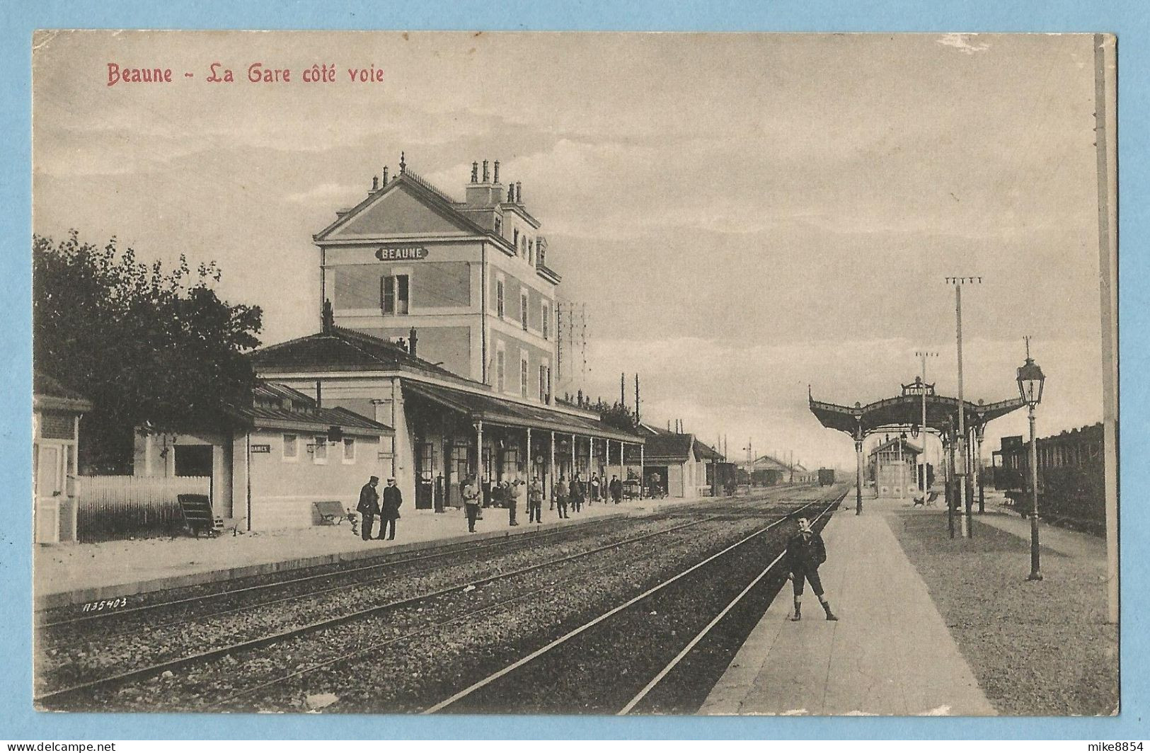 0490  CPA  BEAUNE  (Côte D'Or)  La Gare Côté Voie  ++++++++++++++++++ - Beaune