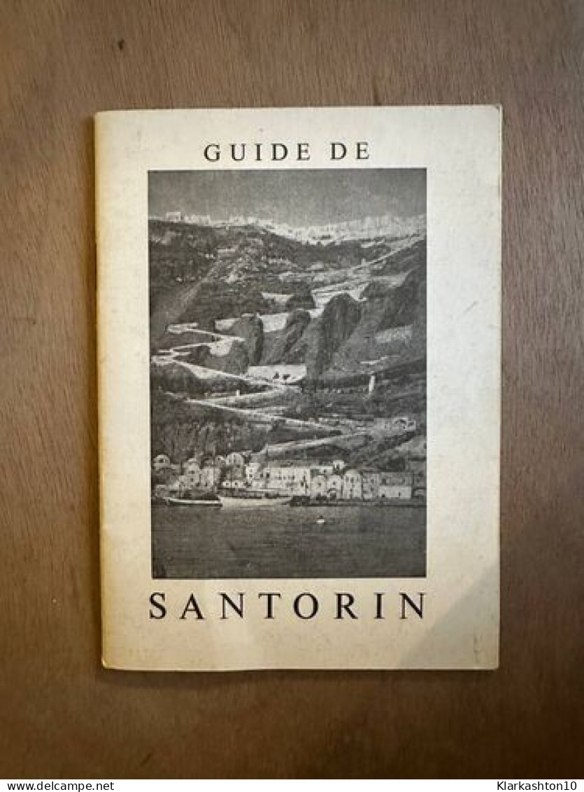 Guide De Santorin - Other & Unclassified