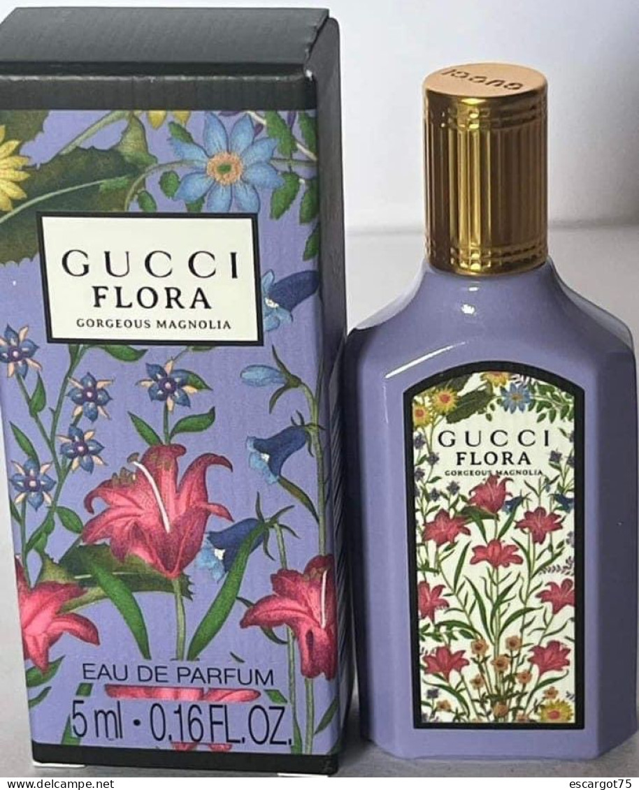 GUCCI   **   GOURGEOUS MAGNOLIA **  TRES BELLE MINIATURE DE COLLECTION - Modern (from 1961)