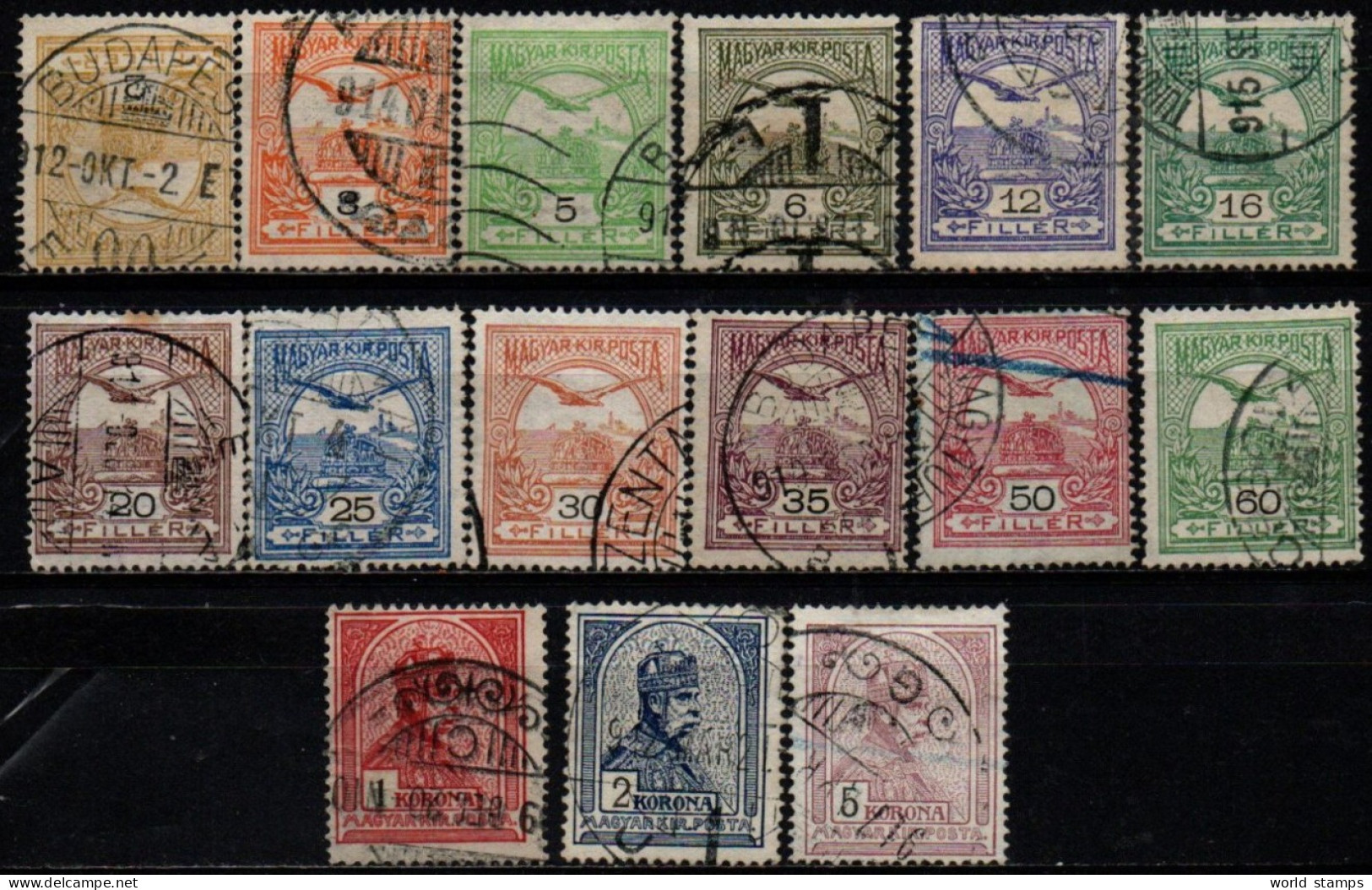 HONGRIE 1908-13 O - Used Stamps
