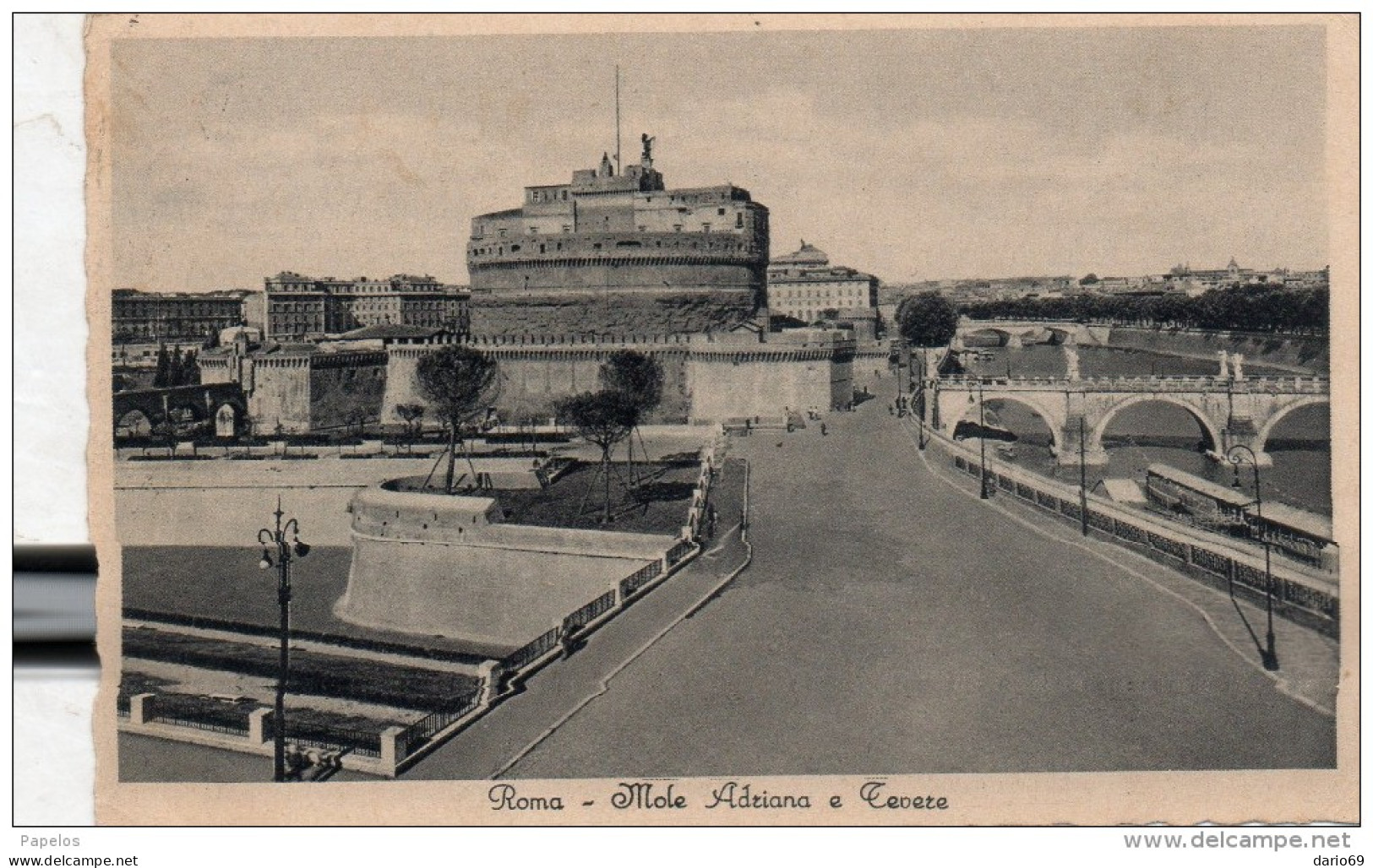 1935  CARTOLINA  CON ANNULLO ROMA - Otros Monumentos Y Edificios